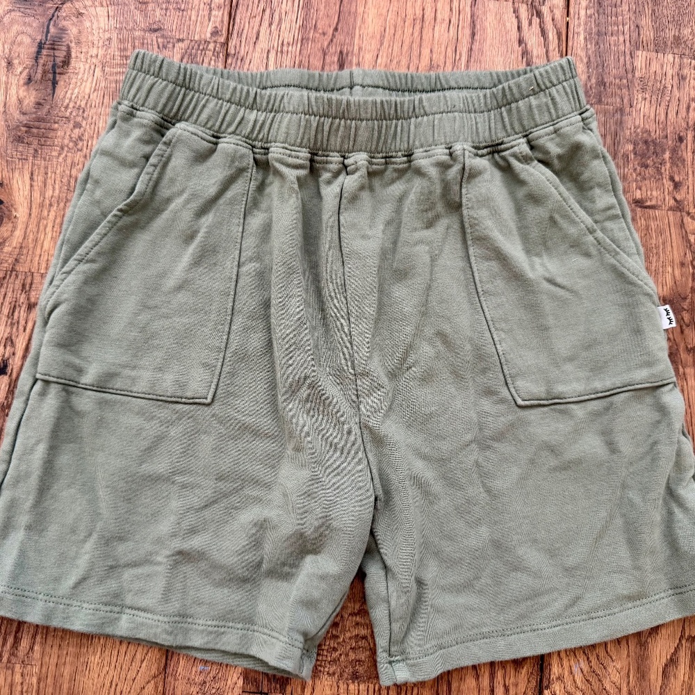 Little Sleepies Moss Shorts Boys Size 10 Bamboo‎ Pull On G